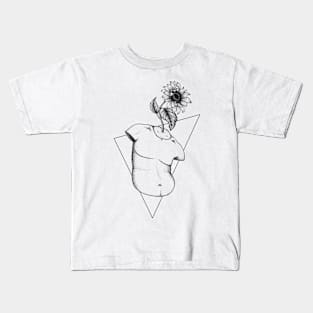 Transgender Man Art Print Design Kids T-Shirt
